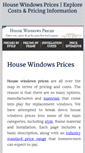 Mobile Screenshot of housewindowsprices.com